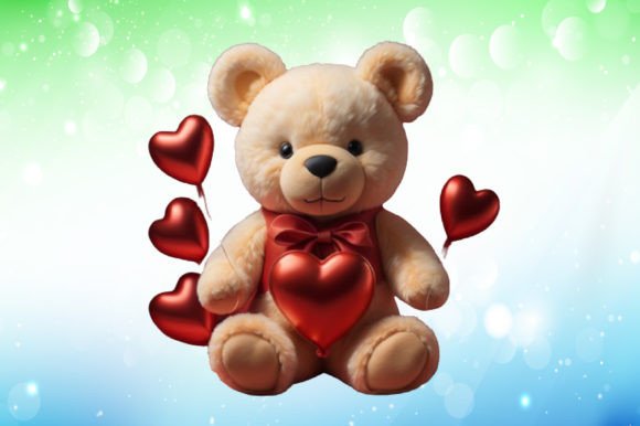 Download Valentine's Day Teddy Bear Illustrations - Bear illustration Collection