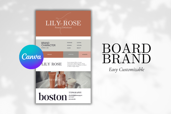 Download Brand Board Canva Template - Canva template Collection
