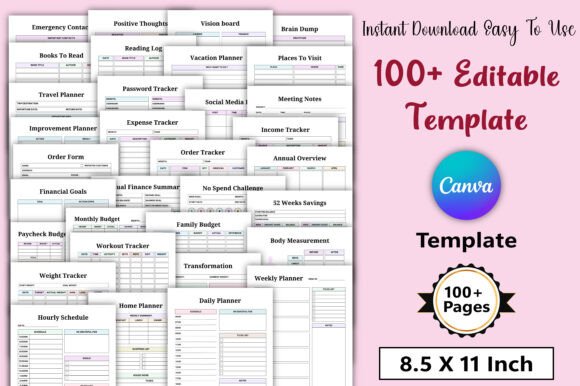 Download 100+ Editable Canva Templates - Canva template Collection
