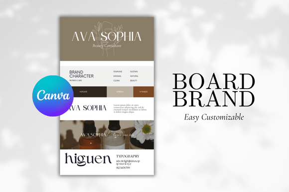 Download Brand Board Canva Template - Canva template Collection