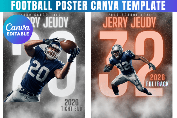 Download Football Poster Canva Template - Premium Resources