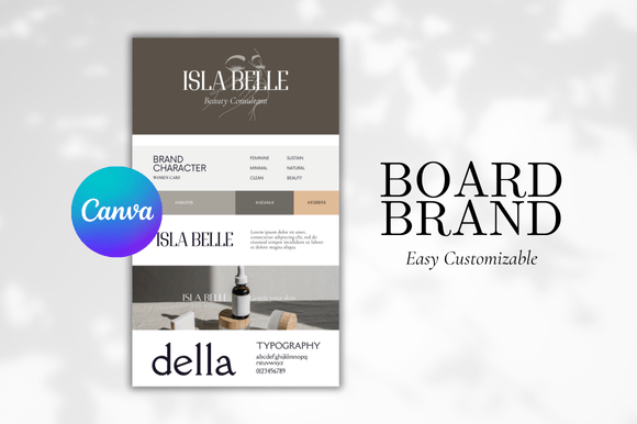 Download Brand Board Canva Template - Canva template Collection