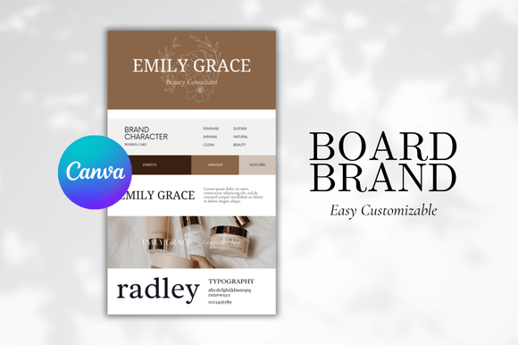 Download Brand Board Canva Template - Canva template Collection