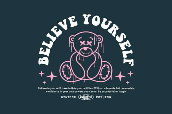 Download Teddy Bear Illustration T Shirt Design - Premium Resources